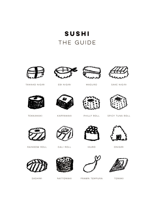 Sushi Guide Plakat