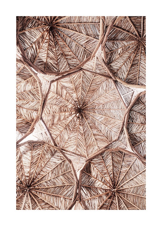 Organic Roof Pattern Plakat