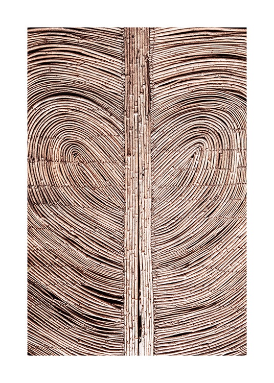  – Fotografi av et hjerte som er laget av trepinner