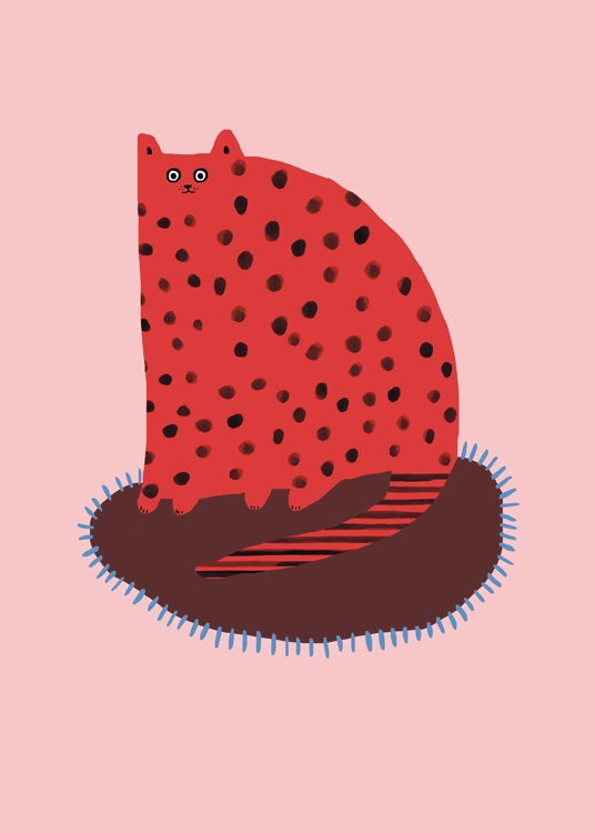 Red Cat Plakat