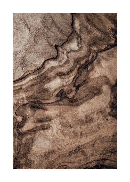 Abstract Wood Plakat