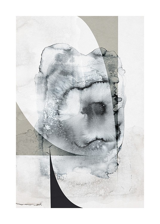 Ink Splash Abstract No1 Plakat