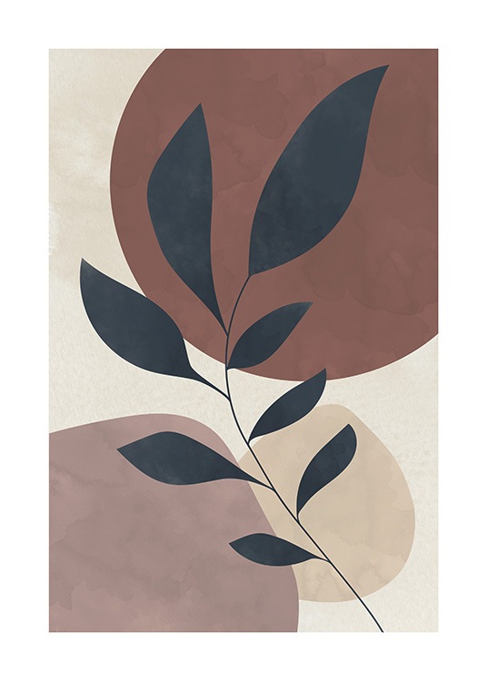 Branch Silhouette No2 Plakat