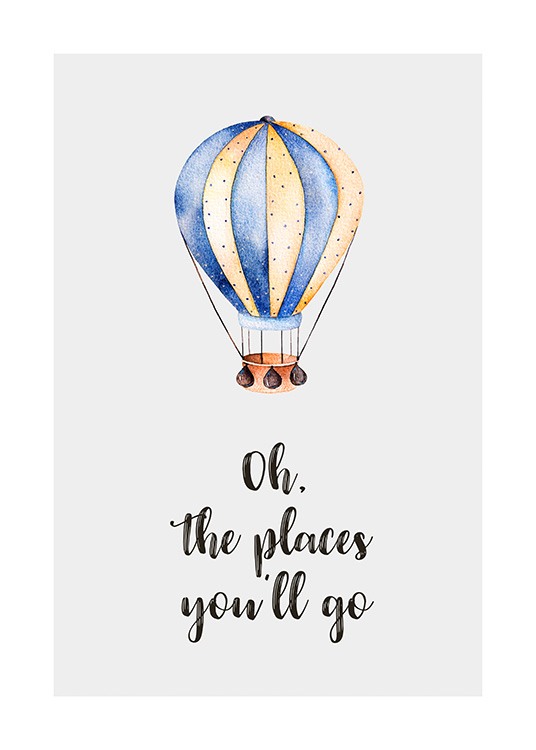 The Places You'll Go Plakat