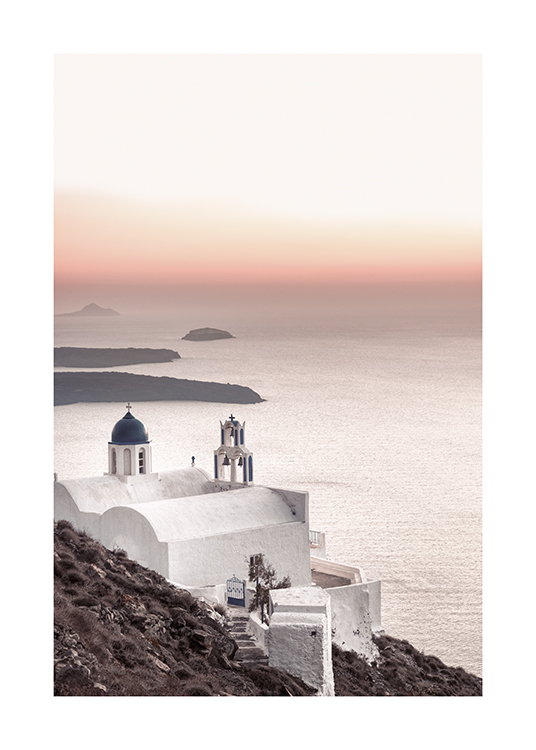Santorini Sunset Plakat