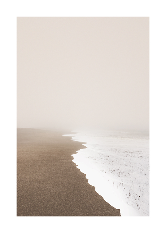 Misty Beach Plakat