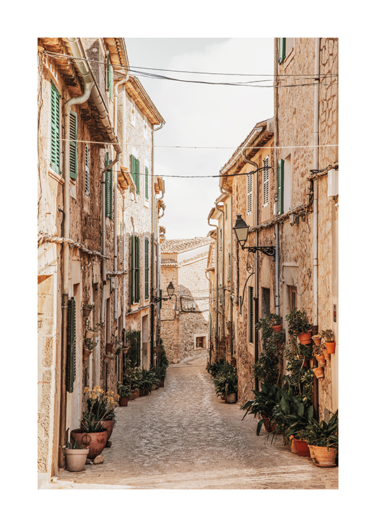  – En sjarmerende gate i en av Mallorcas landsbyer