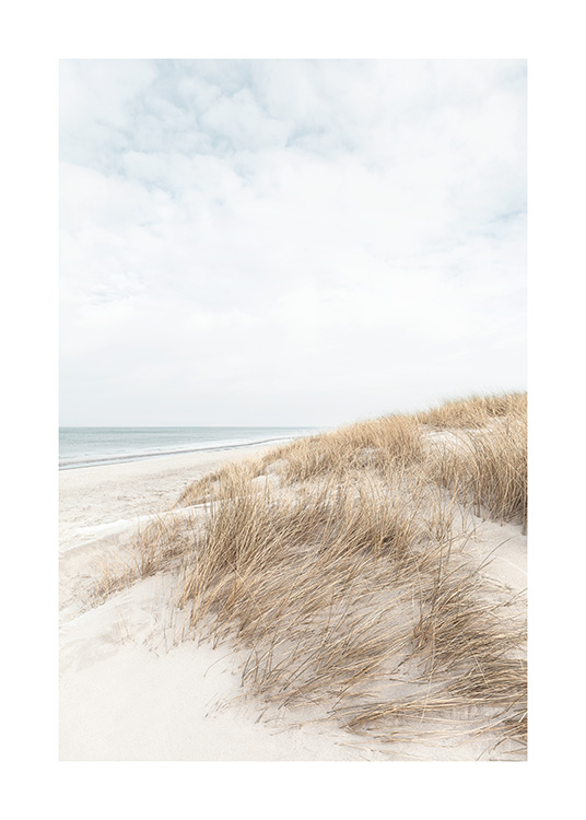 – Fotografi av sanddyner ved vannet