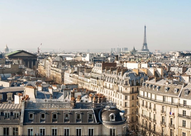Rooftop View in Paris Plakat / Fotokunst hos Desenio AB (2465)