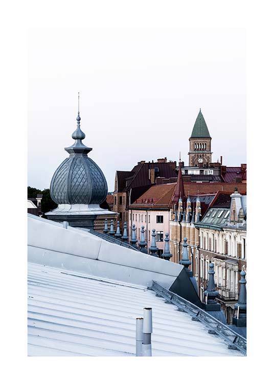 Gothenburg Rooftops Plakat / Fotokunst hos Desenio AB (2746)