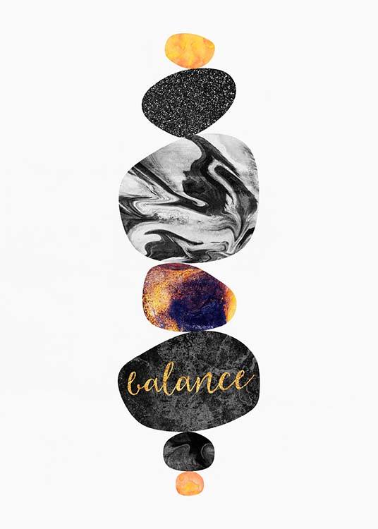 Stone Balance Plakat