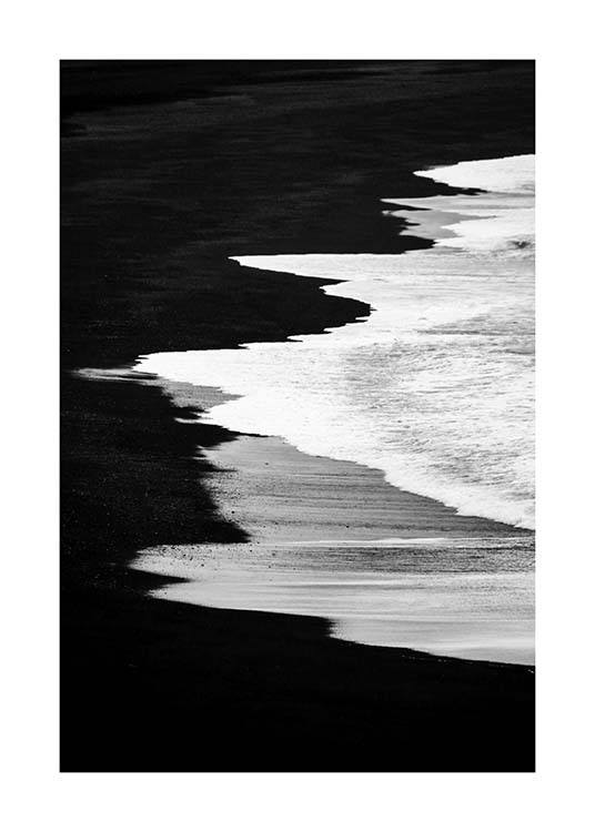 Beach B&W Plakat
