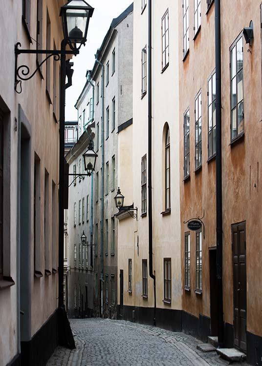 Stockholm Old Town No1 Plakat