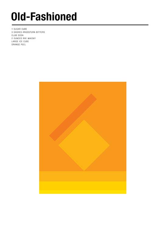 Old Fashioned Recipe Plakat