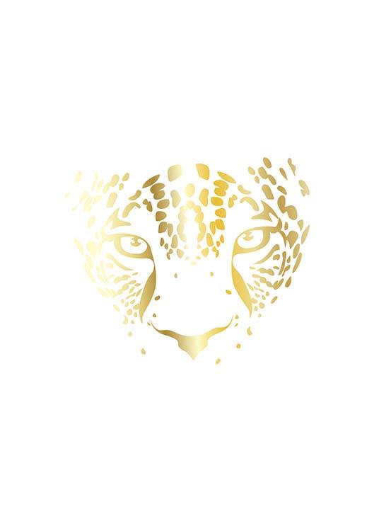 Golden Leopard Plakat