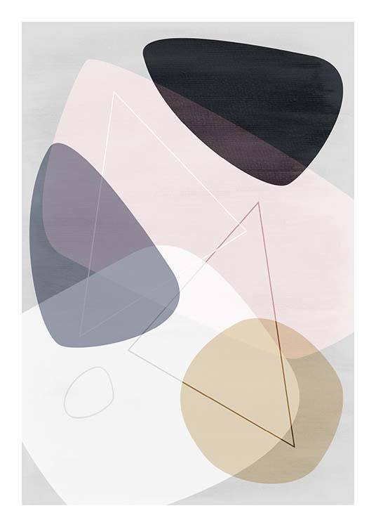 Graphic Pastels 3 Plakat / Kunstmotiv hos Desenio AB (3451)