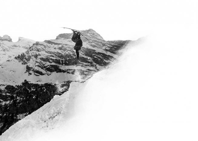 Engelberg Skiing Plakat