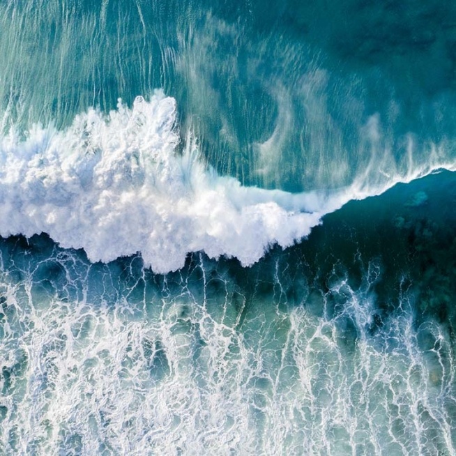 Ocean Wave Plakat / Naturmotiv hos Desenio AB (3568)