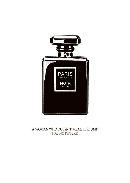 Black Perfume, Plakat / Svarthvitt hos Desenio AB (7442)