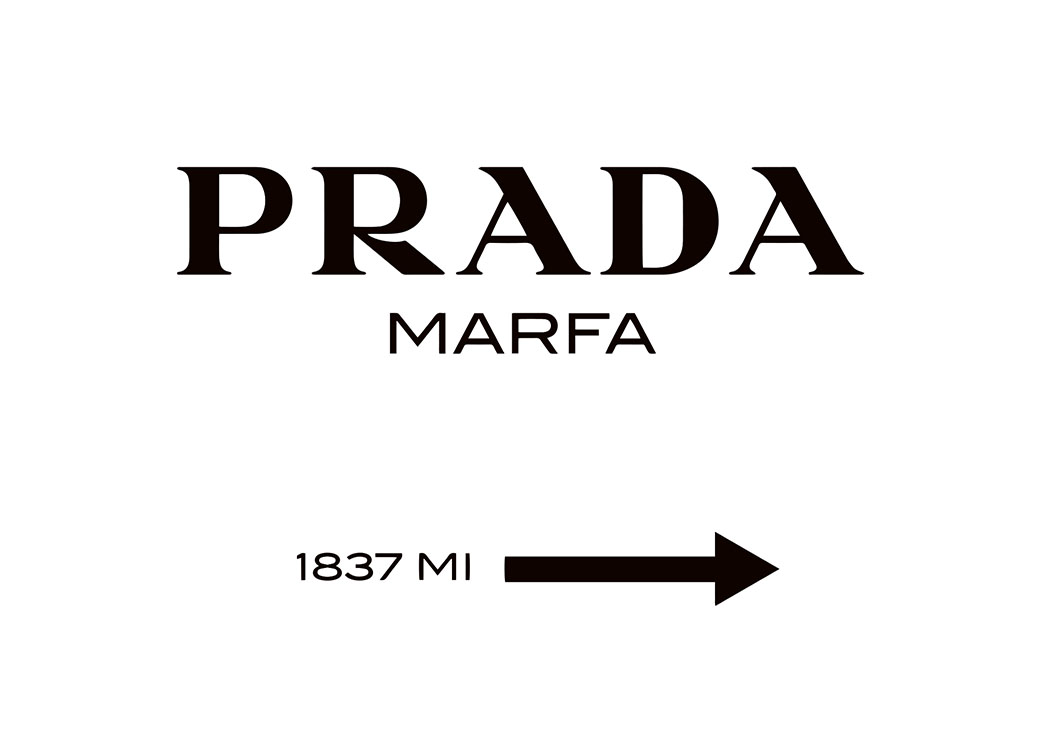 Prada, Plakat