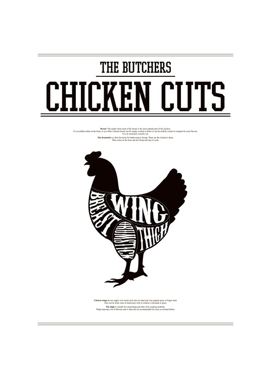 Chicken Cuts, Plakat 