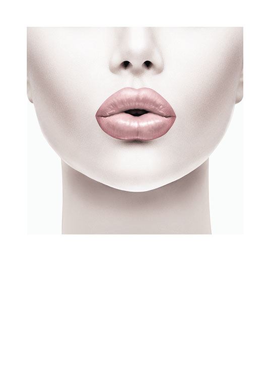 Pink Lips, Plakat / Fashion  hos Desenio AB (7846)