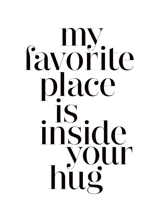 My Favorite Place, Plakat