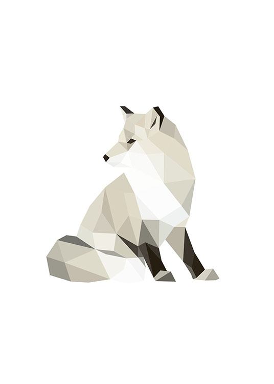 Polygon Fox, Plakat / Barneplakater hos Desenio AB (7879)