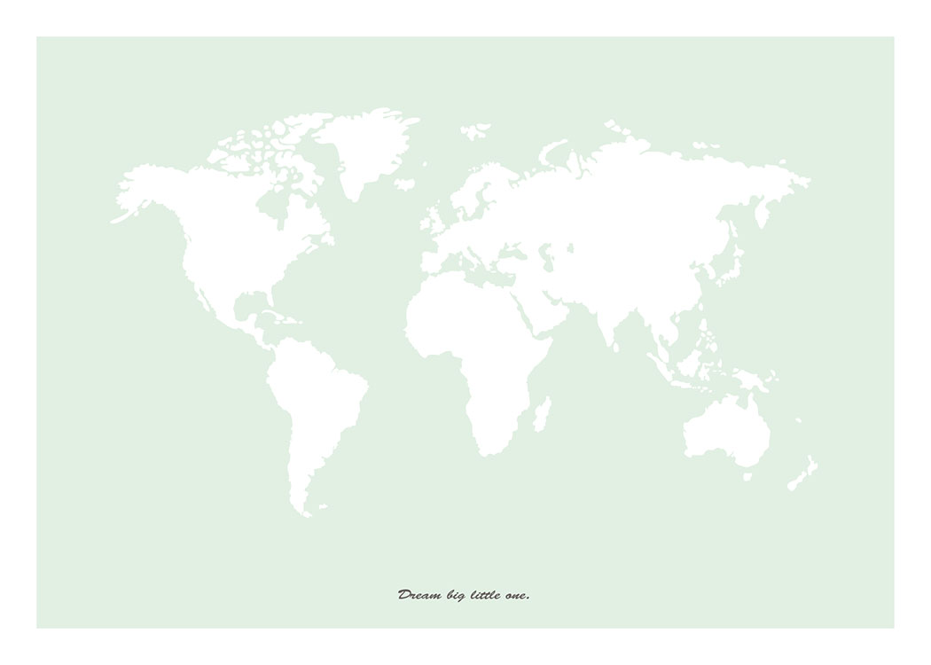 Dream Big Little One, Green, Plakat