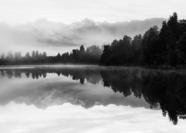 Fog On Lake, Plakat / Naturmotiv hos Desenio AB (8114)