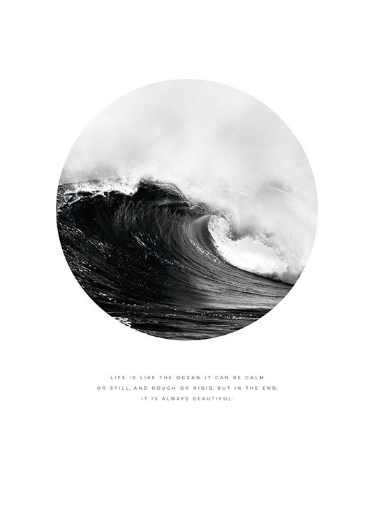 Like The Ocean, Plakat / Tekstplakater hos Desenio AB (8217)