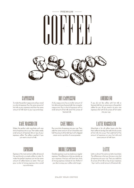 Coffee Type, Plakat