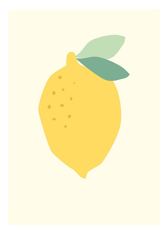 Lemon, Plakat / Barneplakater hos Desenio AB (8464)
