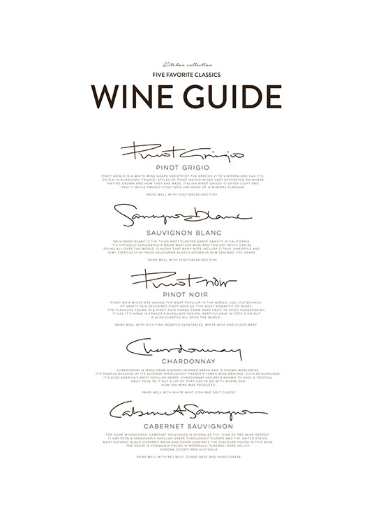Five Wine Classics, Plakat