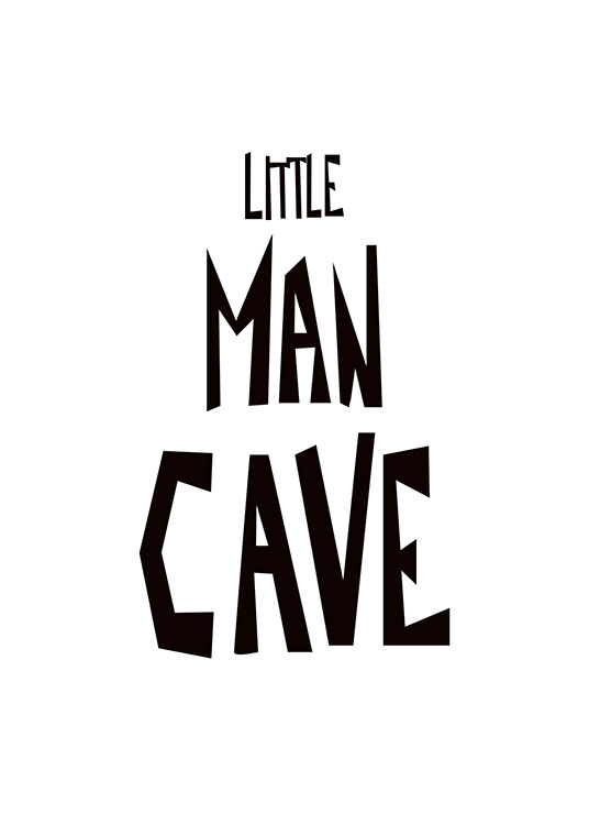Little Man Cave Plakat