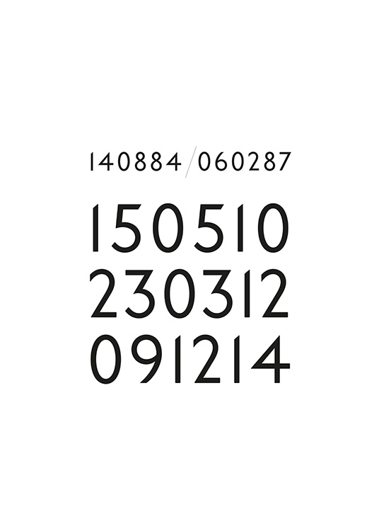 Family Dates Personal Plakat