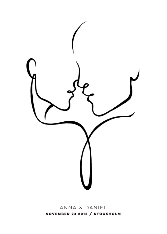 Almost Kiss Personal Plakat