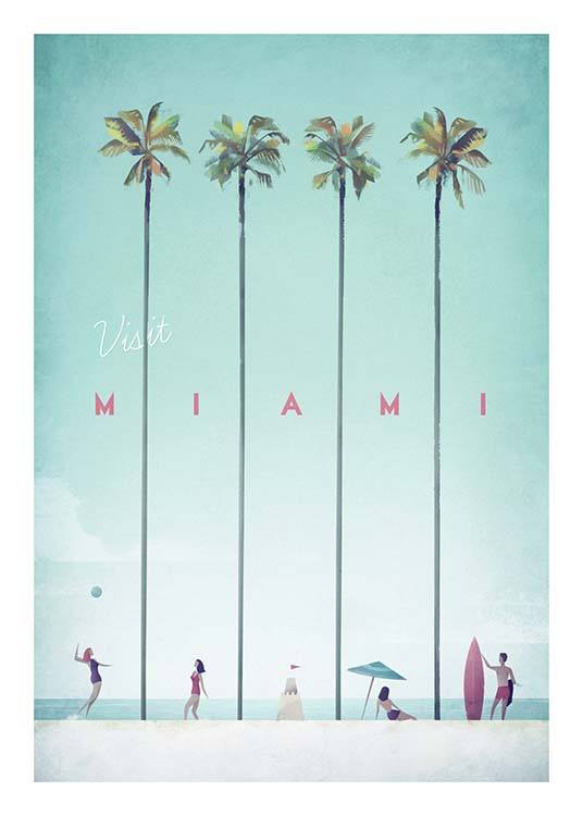 Miami Travel Plakat