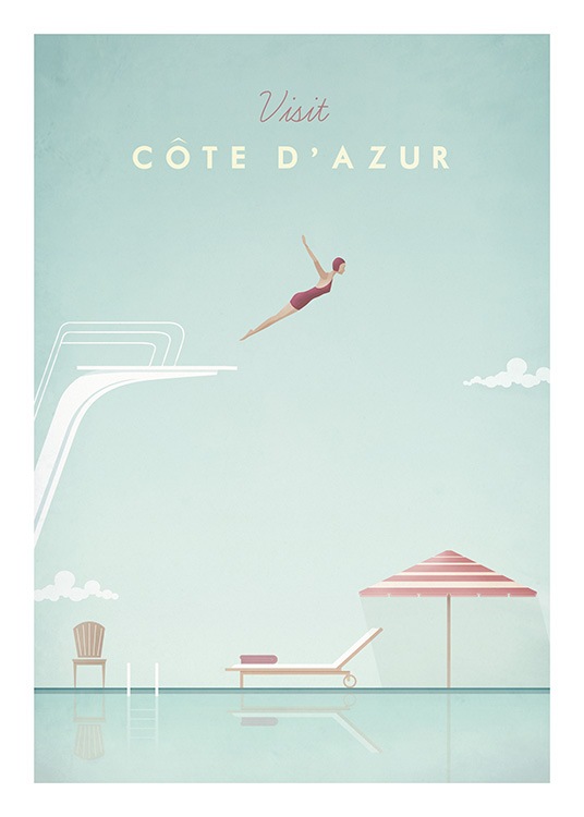 Cote d'Azur Plakat