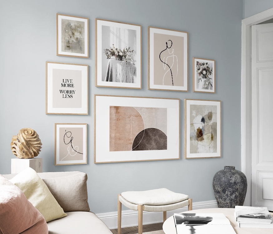 Mindfulle plakater gir et mindfullt hjem