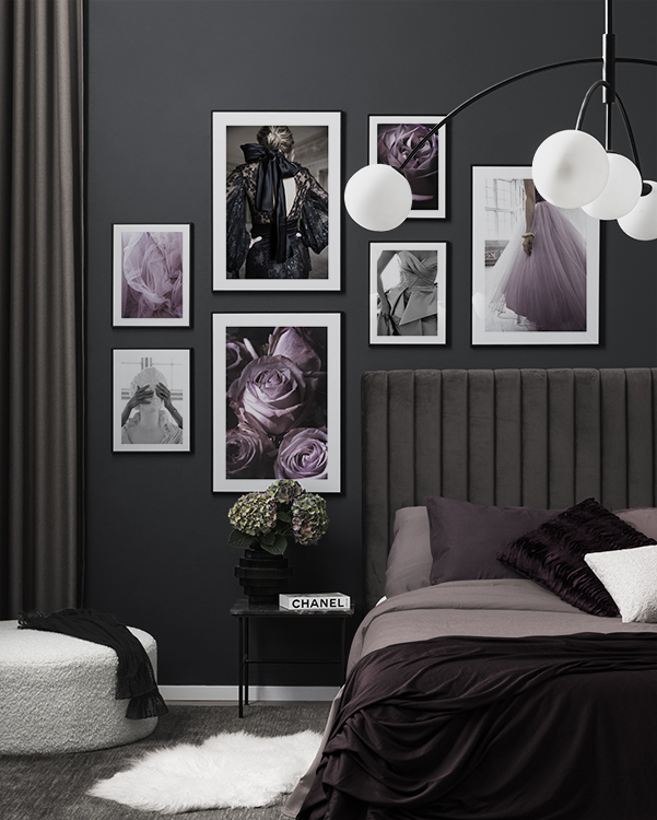 Barokk-kjoler og blomster