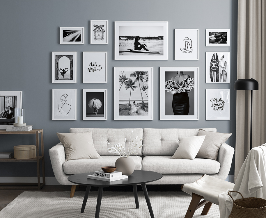 Svarthvit fotokunst