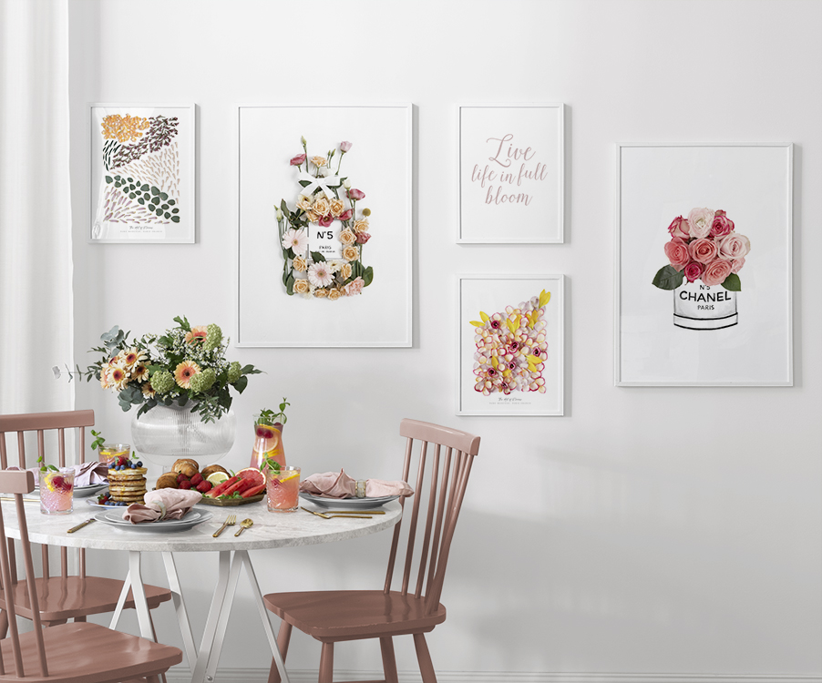 Fargerike blomster