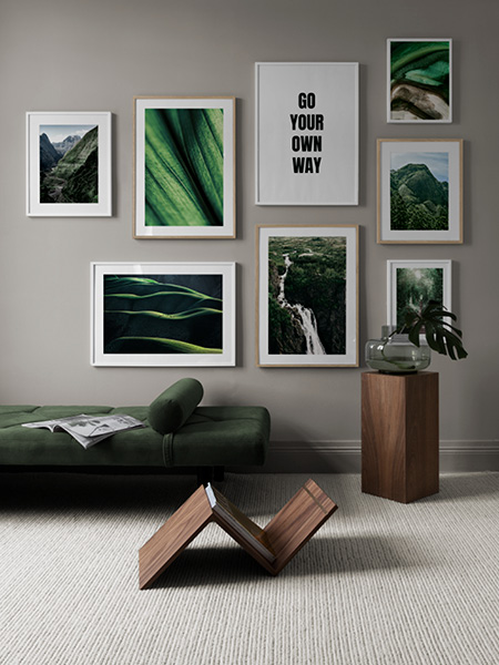 Naturmotiv fra Desenio. Bilder av landskap, fjell og sjø.